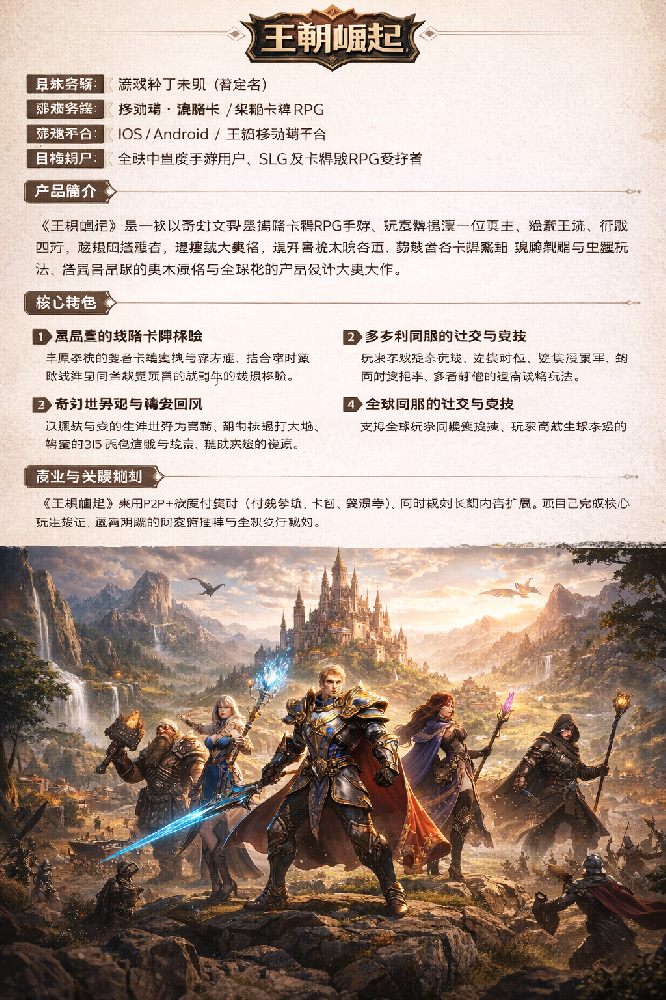 恒耀王朝崛起手游